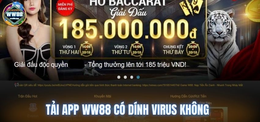Giải đáp thắc mắc tải App WW88 có dính virus không